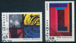 DÄNEMARK 1993 Nr 1052-1053 Gestempelt X5DAF26 - Used Stamps