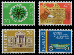 SCHWEIZ 1980 Nr 1170-1173 Postfrisch S2D4242 - Unused Stamps