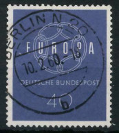 BRD BUND 1959 Nr 321 Zentrisch Gestempelt X69B446 - Gebruikt