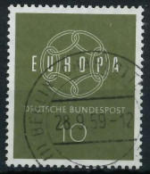 BRD BUND 1959 Nr 320 Gestempelt X69B442 - Gebruikt