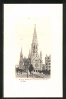 AK Berlin-Charlottenburg, Kaiser Wilhelm Gedächtnis-Kirche  - Charlottenburg