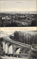 CPA Freudenstadt Im Schwarzwald, Gesamtansicht, Murgtalbahn-Viadukt - Other & Unclassified