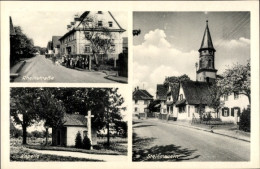 CPA Steinmauern In Bade Württemberg, Teilansicht, Rheinstraße, Kapelle - Other & Unclassified