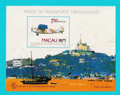 MAC591- MACAU 1989 BLOCO  11 (selo 606)- MNH - Unused Stamps