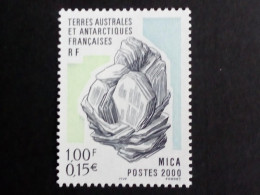 FRANZÖSISCHE ANTARKTIS (TAAF) MI-NR. 416 POSTFRISCH(MINT) MINERALIEN 2000 MUSKOVIT - Unused Stamps