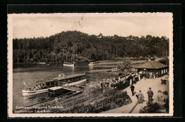 AK Kriebstein, Bootsstation Lauenhain An Der Zschopau-Talsperre  - Zschopau