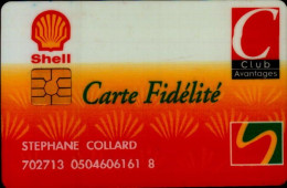 CARTE FIDELITE SHELL - Cartes De Fidélité Et Cadeau