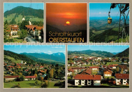 73064571 Oberstaufen Teilansichten Panorama Seilbahn Oberstaufen - Oberstaufen