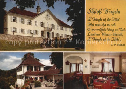 72577078 Kandern Schloss Buergeln Cafe Restaurant Gedicht J.P. Hebel Kandern - Kandern
