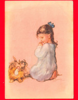 ITALIA - Bambina Con Presepe - Illustratore Zandrino 1962 1 Annullo Centenario Poste Italiane - Cartolina Viaggiata 1962 - Zandrino