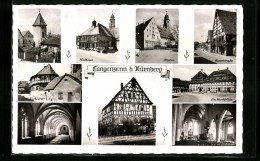 AK Langenzenn, Altes Fachwerkhaus, Rathaus, Lindenturm, Hauptstrasse  - Langenzenn