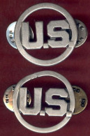 ** LOT  2  BOUTONS  U.S.A. ** - Knoppen