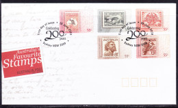 Australia 2009 Favourite Stamps First Day Cover Peel & Stick APM - Cartas & Documentos