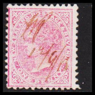 1882-1885. New Zealand.  Victoria ONE PENNY.  POSTAGE & REVENUE. Interesting Manuscript 12/9 9... (MICHEL 54) - JF547473 - Used Stamps