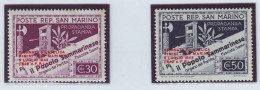 SAN MARINO 269-270,unused,few Yellow Spots Backside - Nuevos