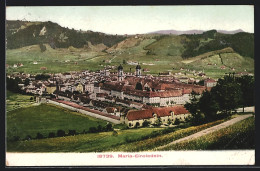 AK Maria-Einsiedeln, Teilansicht Mit Kloster  - Einsiedeln