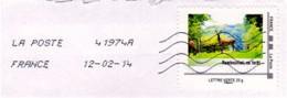 MONTIMBREAMOI " RAMBOUILLET " CERF BICHES OBLITÉRÉ TOSHIBA SUR ENVELOPPE ENTIÈRE (1239)_Ti219 - Other & Unclassified