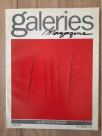 Revue Galeries Magazine 1985 Galerie Natalie Seroussi N1 - Collectors