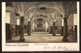 AK Einsiedeln, Innenansicht Der Beichkirche  - Einsiedeln