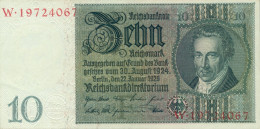 Germany / Deutschland P-180a 10 Reichsmark 1929 XF - 10 Reichsmark