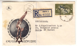 Israël - Lettre Recom De 1950 - Oblit Haifa - Valeur 30 $ En ....2010 - - Cartas & Documentos