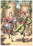 FR66 ILLUSTRATEUR - CPSM 10 * 15 - PICO - Folklore Tradition Catalan Danse Bénédiction Mulets - CERET Animée - Belle - Ceret