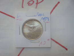 +++TOP QUALITE+++VATICAN 500 LIRE 1958 ARGENT+++TOP QUALITE +++(A.9) - Vatican