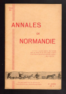 ANNALES DE NORMANDIE 1955 Le Havre Fonderie Canons Villedieu Textile à Damigny - Normandië