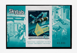 HUNGARY 1973 Space Station Skylab - IMPERF. MINISHEET MNH (NP#141-P49) - Nuevos