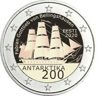 Estland  2020     2 Euro Commemo  Antarctica     UNC Uit De Rol  UNC Du Rouleaux  !! - Estonie