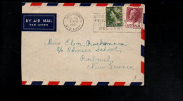 AUSTRALIE AFFRANCHISSEMENT COMPOSE SUR LETTRE DE SOUTHFORT POUR LA NOUVELLE GUINEE 1957 - Lettres & Documents