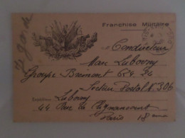 Carte Franchise Militaire De 1939 - Briefe U. Dokumente
