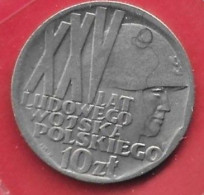 10 Zl 1968 25 Jaar Volksleger - Poland