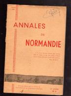 ANNALES DE NORMANDIE 1952 La Plaine D'Alençon Chanson Populaire Auvers - Normandie