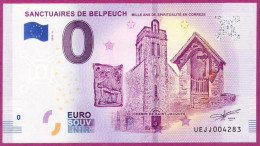 0-Euro UEJJ 04 2018  SANCTUAIRES DE BELPEUCH - MILLE ANS DE SPIRITUALITE EN CORREZE - Private Proofs / Unofficial