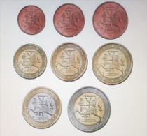 Litauen 2015    Set Van 1ct Tot 2 Euro (8 Munten - 8 Pieces)  !!  Leverbaar - Livrable !! - Lettonie