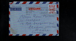 AUSTRALIE AEROGRAMME POUR LA FRANCE 1959 - Lettres & Documents