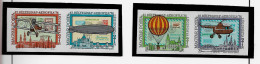 HUNGARY 1974 International Airmail Stamp Exhibition, AEROFILA `74, Budapest - IMPERF. SET MNH (NP#141-P52) - Nuevos