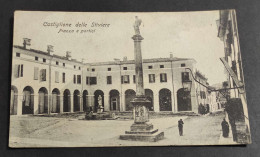 Cartolina Castiglione Delle Stiviere - Piazza E Portici                                                                  - Mantova