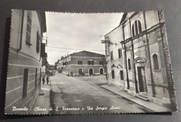 Cartolina Bozzolo - Chiesa Di S. Francesco E Via Sergio Arini                                                            - Mantova