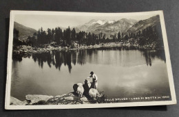 Cartolina Valle Spluga - Lago Di Motta                                                                                   - Sondrio