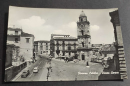 Cartolina Rossano Calabro - Piazza Cavour                                                                                - Cosenza