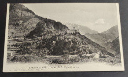 Cartolina Sondalo E Antica Chiesa Di S. Agnese                                                                           - Sondrio