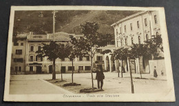 Cartolina Chiavenna - Viale Alla Stazione - Hotel                                                                        - Sondrio