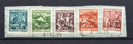 Austria 1924 Old Set TBC/Medical Stamps (Michel 442/46) Nice Used - Usados