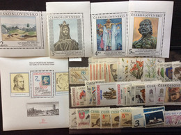 Année 1990  ** Complète YT 2830 / 2873  -BF 88 Neuf Sans Charnière / Mi 3029 / 3073 Block 95 Mint MNH - Komplette Jahrgänge