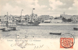 CPA CURACAO / ENTRANCE OF THE HARBOUR / S.S.CHRISTIANSTED / ANTILLES NEERLANDAISES - Curaçao