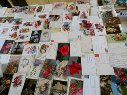 Lot De 200 Cartes Postales "Flore" écrites Et Non écrites. - Collections & Lots