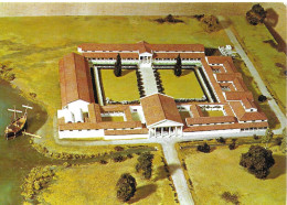 MODEL OF THE ROMAN PALACE, FISHBOURNE, SUSSEX, ENGLAND. UNUSED  POSTCARD  Pa8 - Altri & Non Classificati