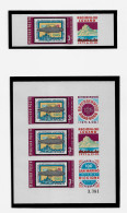 HUNGARY 1977 Stamp Exhibition In Braunschweig, Lugano And San Marino - IMPERF. STAMPS + MINISHEET MNH (NP#141-P56) - Nuevos